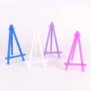 4pcs Solid Color Mini Easel